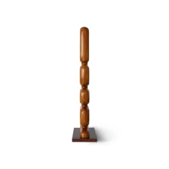 Escultura de madera tallada a mano 71 cm, Brown
