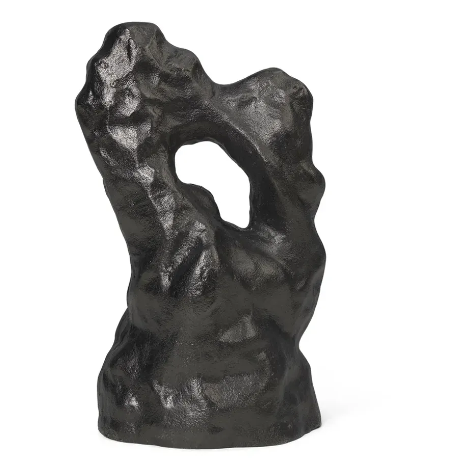 Escultura Grotto, Blackened Aluminium