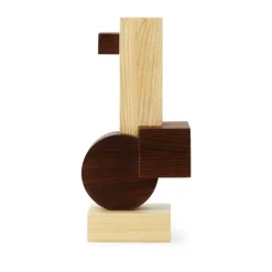 Escultura Join mediana, Fresno carbonizado