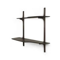 Escultura Organic 22 cm, Varnished mahogany