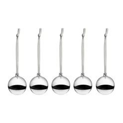 Esferas de cristal Iittala Ø4 cm, 5-pack, Plateado