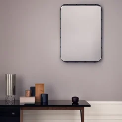 Espejo Adnet Rectangulaire, Black, medium
