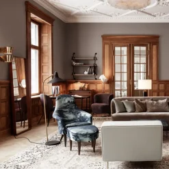 Espejo Adnet Rectangulaire, Brown, medium