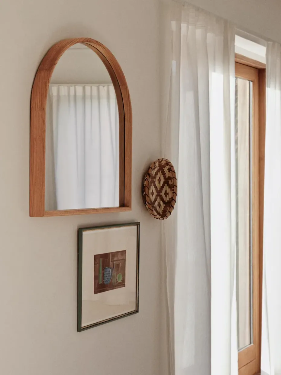 Espejo Alva 62x68 cm, Roble