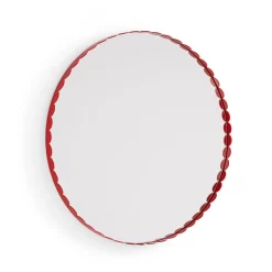 Espejo Arcs Mirror Ø60 cm, Red