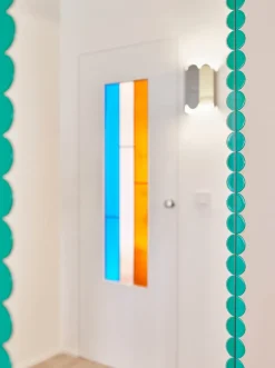 Espejo Arcs Mirror Rectangle M 50x133,5 cm, Green