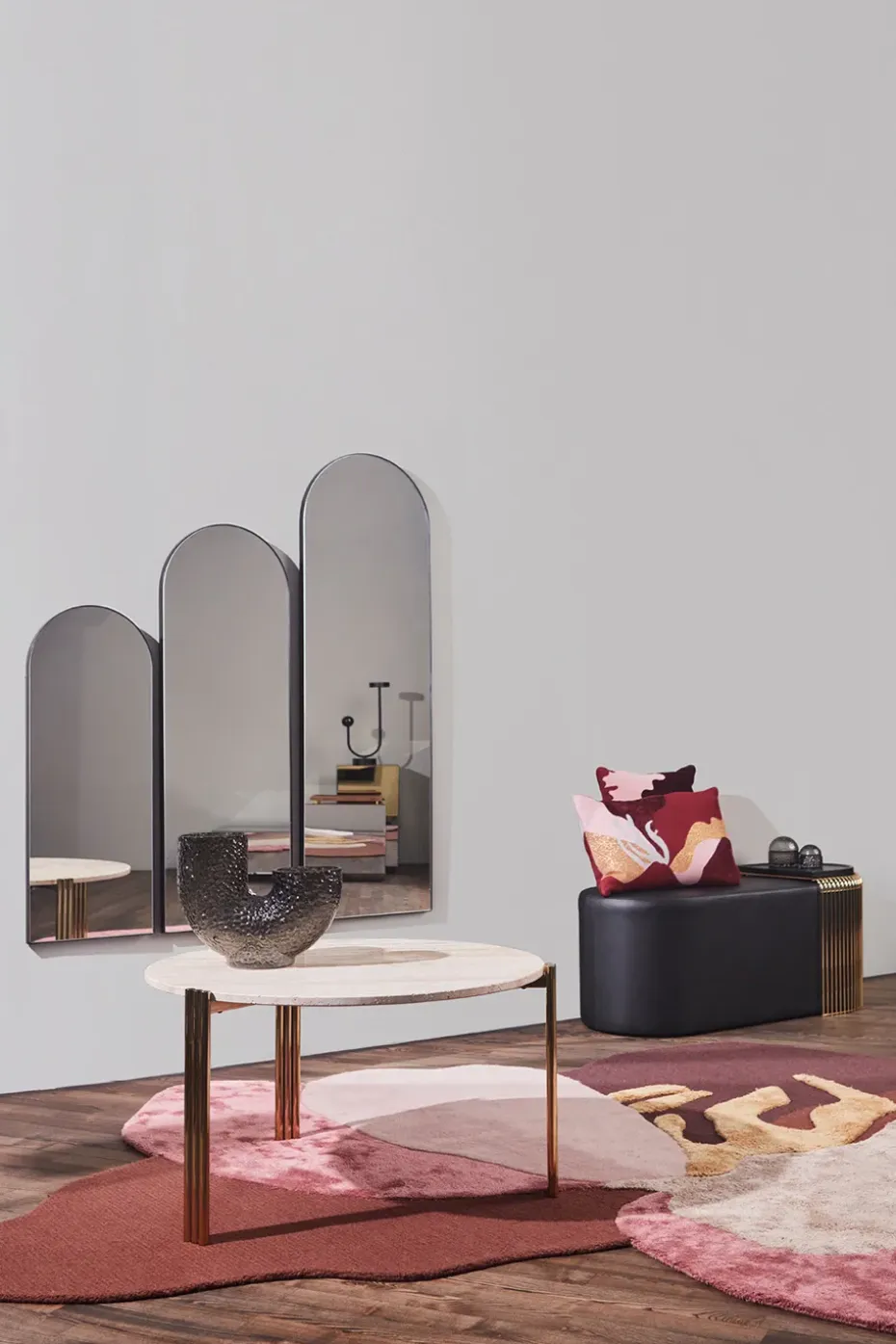 Espejo Arcus de 115 cm, Negro