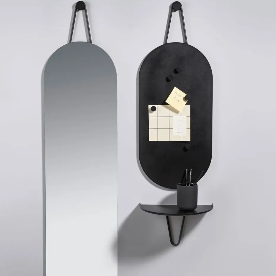 Espejo A-Wall Mirror, Soft grey, large