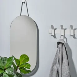 Espejo A-Wall Mirror, Soft grey, large