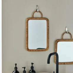 Espejo con marco Baki 24x36 cm, Natur