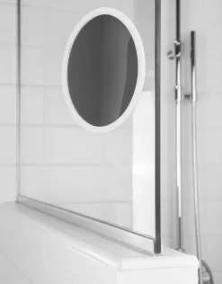 Espejo de maquillaje AirMirror x5 desmontable con ventosa, Ø16,5 cm