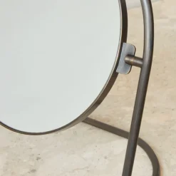 Espejo de mesa Nimbus 25 cm, Latón bronceado