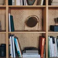 Espejo de mesa Nimbus 25 cm, Latón pulido