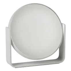 Espejo de mesa Ume con 5x aumento 19x19,5 cm, Soft grey
