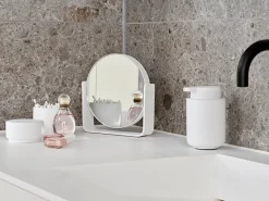 Espejo de mesa Ume con 5x aumento 19x19,5 cm, White