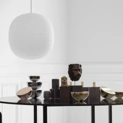 Espejo de pared Aura large, Acero inoxidable