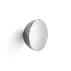 Espejo de pared Aura small, Acero inoxidable