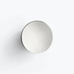 Espejo de pared Aura small, Acero inoxidable