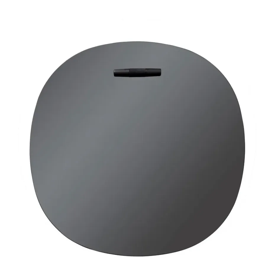 Espejo de pared I4 Birksø, Oak black painted toned Ø50 cm