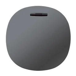 Espejo de pared I4 Birksø, Oak black painted toned Ø70 cm