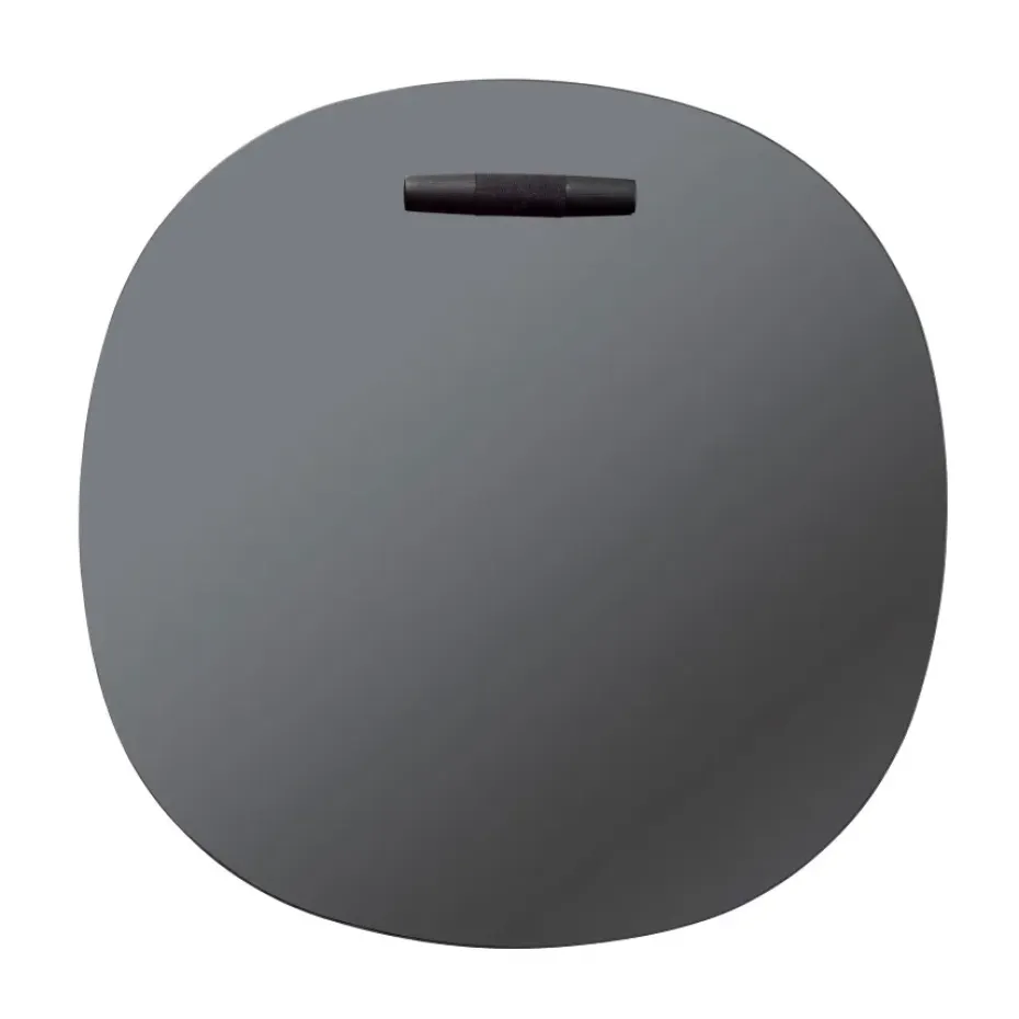 Espejo de pared I4 Birksø, Oak black painted toned Ø70 cm