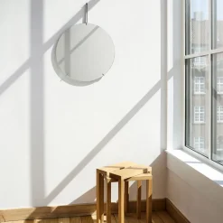 Espejo de pared Moebe Ø50 cm, Stainless steel