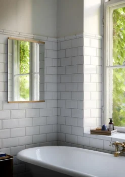 Espejo de pared rectangular 50x70 cm, Oak