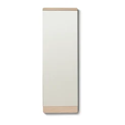 Espejo de pared Rim 35x110 cm, Roble blanco