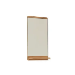Espejo de pared Rim 40x68 cm, Roble