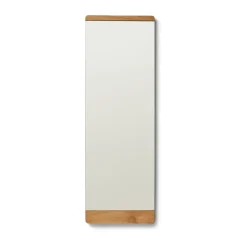Espejo de pared Rim 35x110 cm, Roble