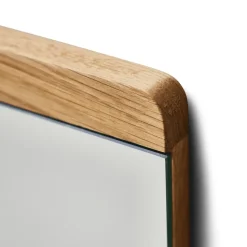 Espejo de pared Rim 35x110 cm, Roble