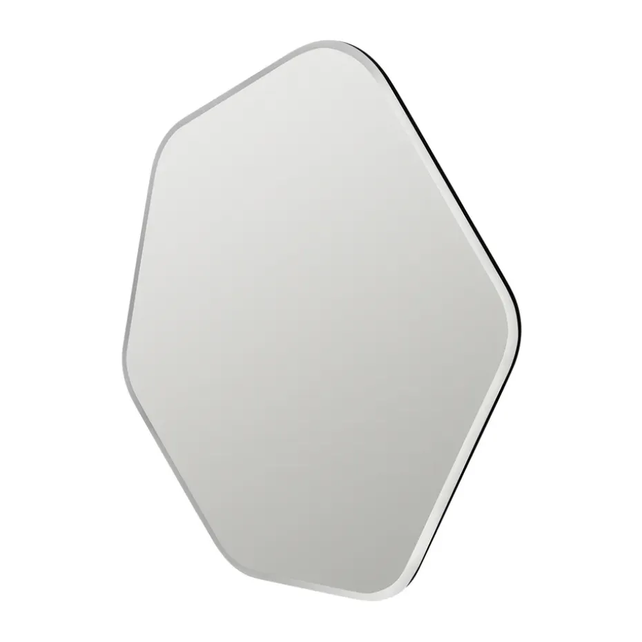 Espejo de pared Ruby 60x50 cm, Clear-black