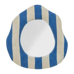 Espejo de pared Travis 39,5x38,5 cm, Azul