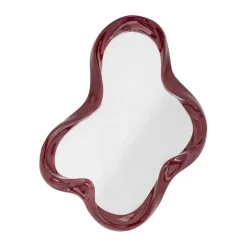 Espejo de pared Violeta 47x61,5 cm, Rojo