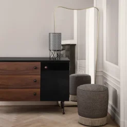 Espejo F.A.33, Black brass, grande