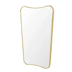 Espejo F.A.33 rectangular, latón