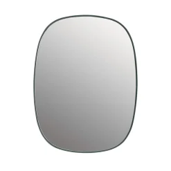 Espejo Framed, Dark green, 59x44 cm