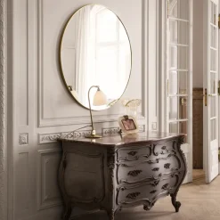 Espejo Gubi, Black brass