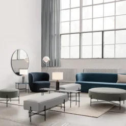 Espejo Gubi, Black brass