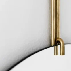 Espejo Moebe Wall mirror Ø 50 cm, Latón