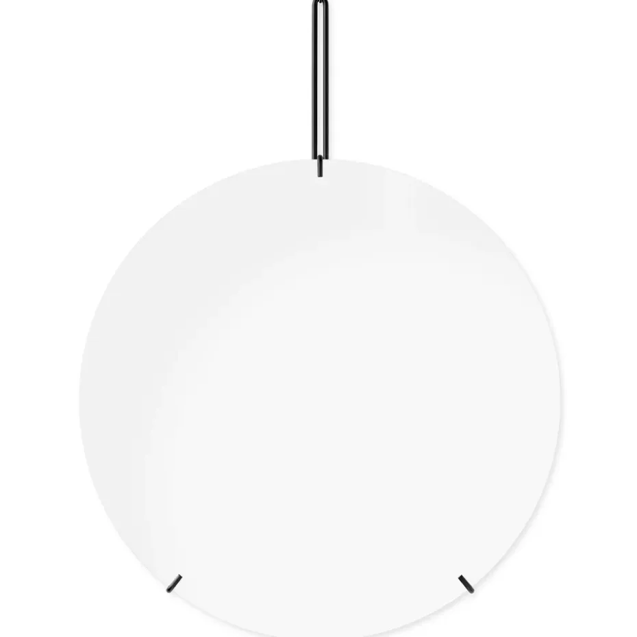 Espejo Moebe wall mirror Ø 70 cm, negro