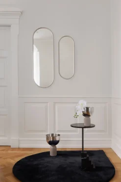 Espejo ovalado Angui 78 cm, Taupe