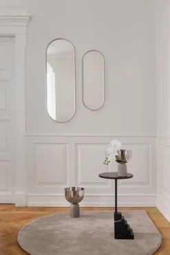 Espejo ovalado Angui 108 cm, Taupe