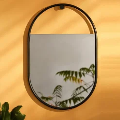 Espejo ovalado Peroble, 40 x 60 cm