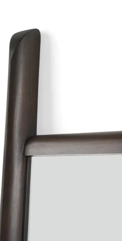 Espejo PI 80x200 cm, Caoba teñida de marrón oscuro