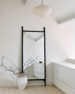 Espejo PI 80x200 cm, Caoba teñida de marrón oscuro