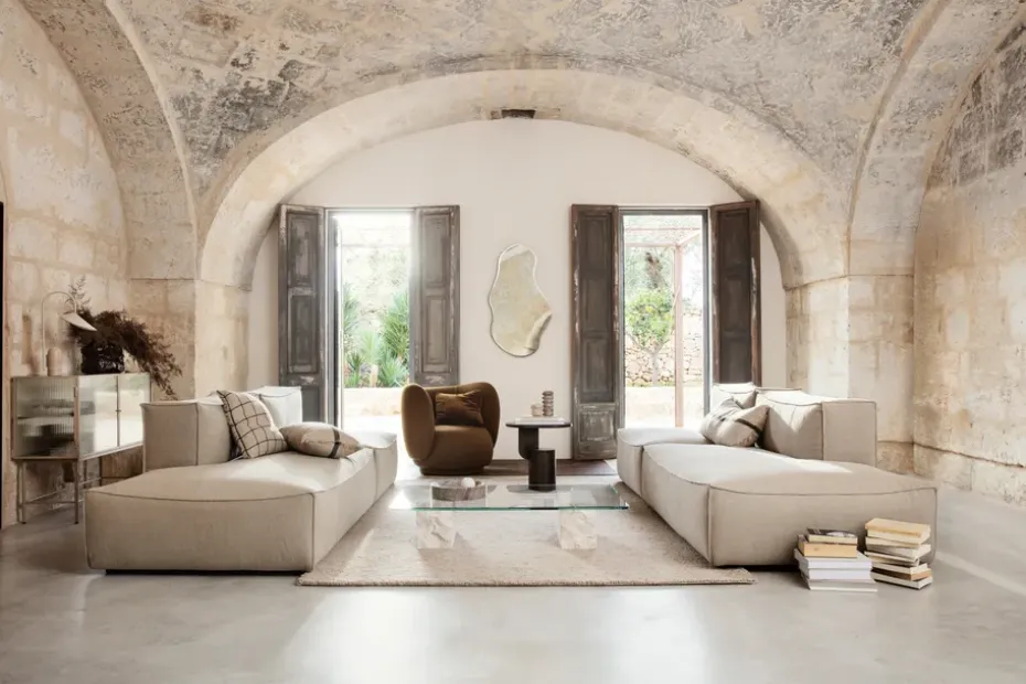 Espejo Pond large, Latón