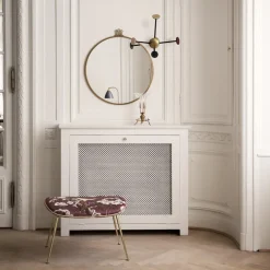 Espejo Randaccio, Antique brass, medium