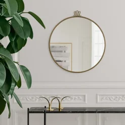 Espejo Randaccio, Antique brass, medium