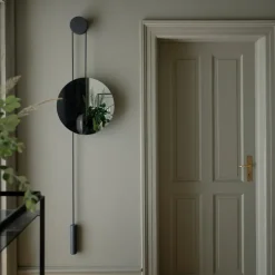 Espejo Rise and Shine, Burned oak-steel weight